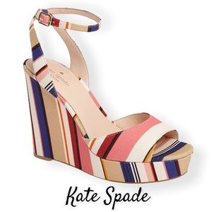 🥳 Host Pick 🥳 Kate Spade New York Dellie Wedge Sandals Size 8